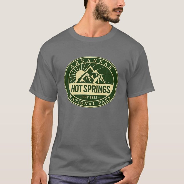 Hot Springs National Park Arkansas Hike Outdoors T-Shirt (Front)