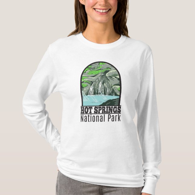 Hot Springs National Park Arkansas Vintage T-Shirt (Front)