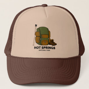 Hot Springs National Park Backpack Trucker Hat