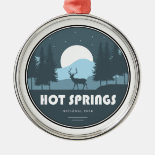 Hot Springs National Park Deer Metal Tree Decoration