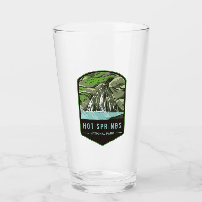 Hot Springs National Park Glass (Front)