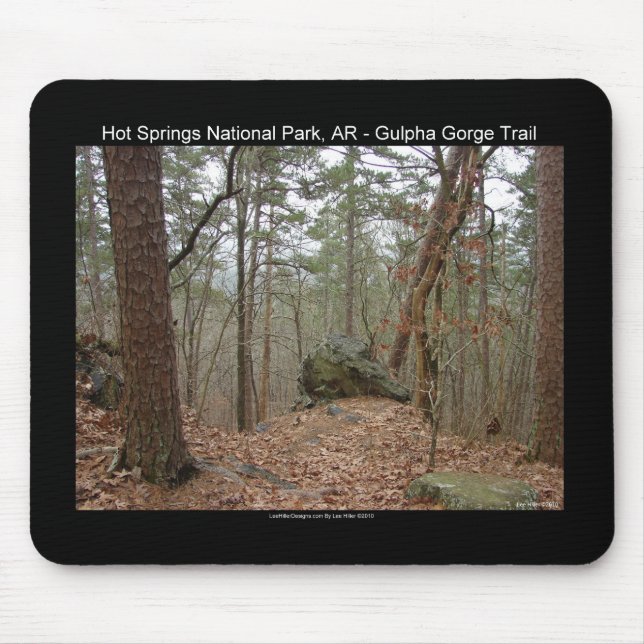 Hot Springs National Park Gulpha Gorge Trail Mouse Pad (Front)