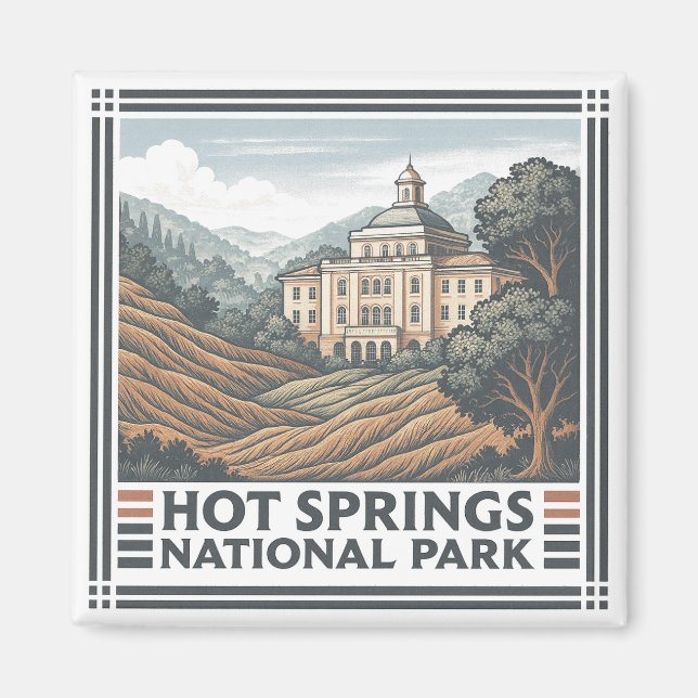 Hot Springs National Park Magnet (Front)