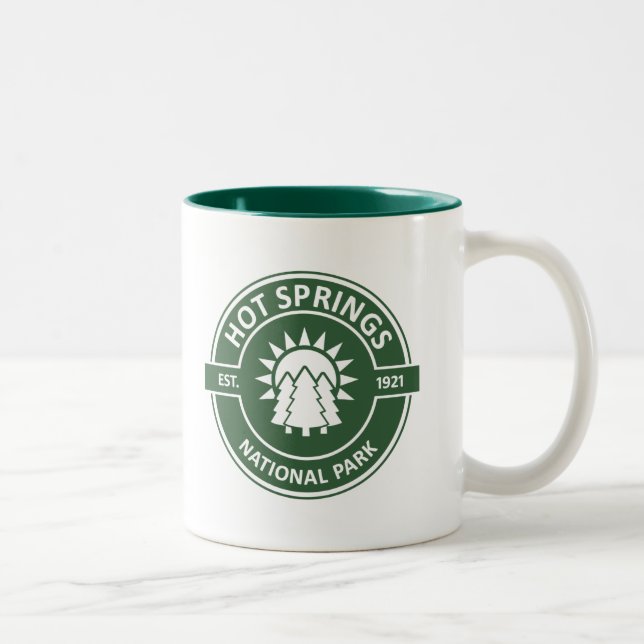 Hot Springs National Park Two-Tone Coffee Mug (Right)