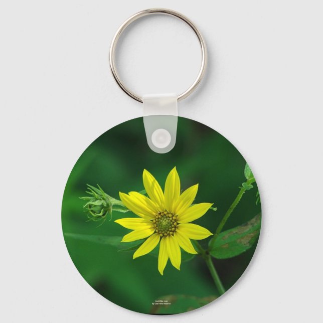 Hot Springs National Park Woodland Sunflower Gifts Key Ring (Front)