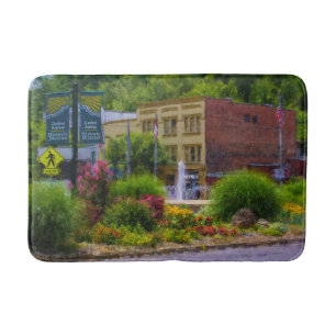 Hot Springs Roundabout Painterly Bath Mat