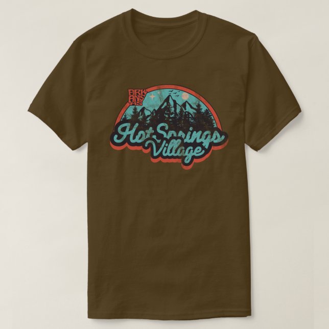 Hot Springs Village, Arkansas  T-Shirt (Design Front)
