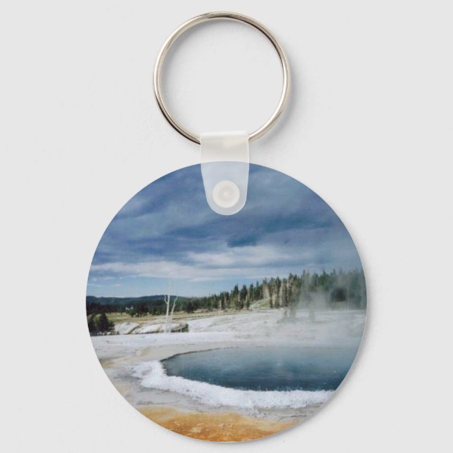 Hot Springs-Yellowstone Key Ring (Front)