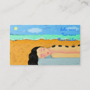 Hot Stone Massage Appointment Card