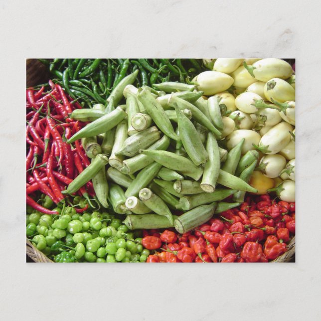 Hot Stuff - African Chilli Peppers Postcard (Front)