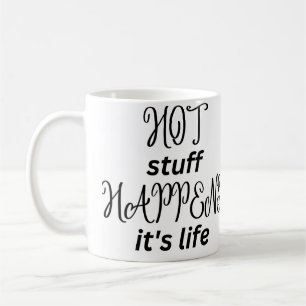 Hot stuff big letters coffee mug