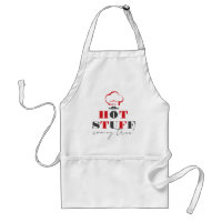 Hot Stuff Coming True Red and Grey Text Design