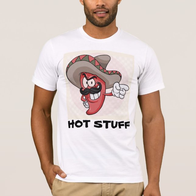 HOT STUFF FUNNY HOTTIE T-SHIRT (Front)