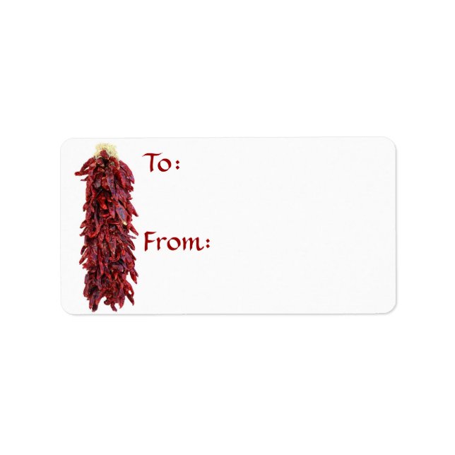 Hot Stuff Gift Sticker Tag (Front)