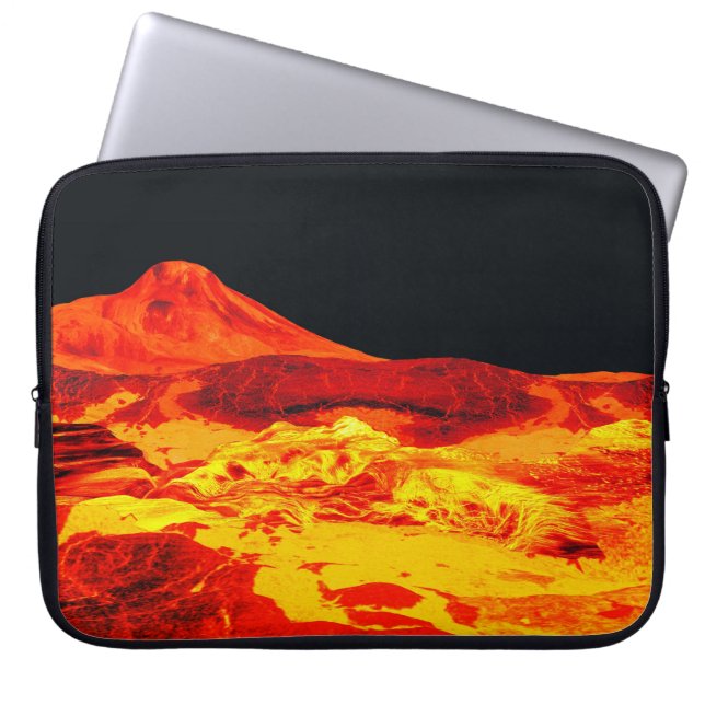 Hot Stuff Lava on a laptop sleeve (Front)