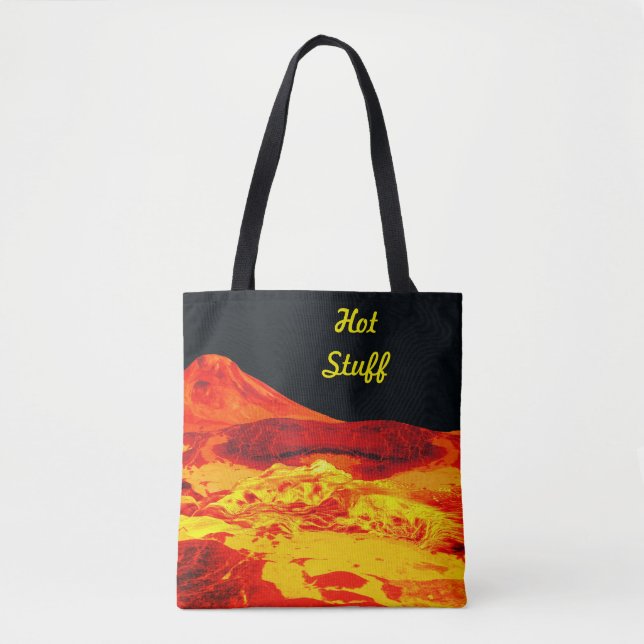 Hot Stuff Lava on tote bag (Front)