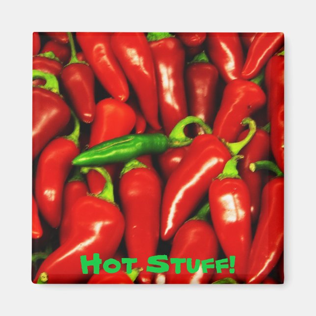 "Hot Stuff!" magnet by Zoltan Buday (Front)