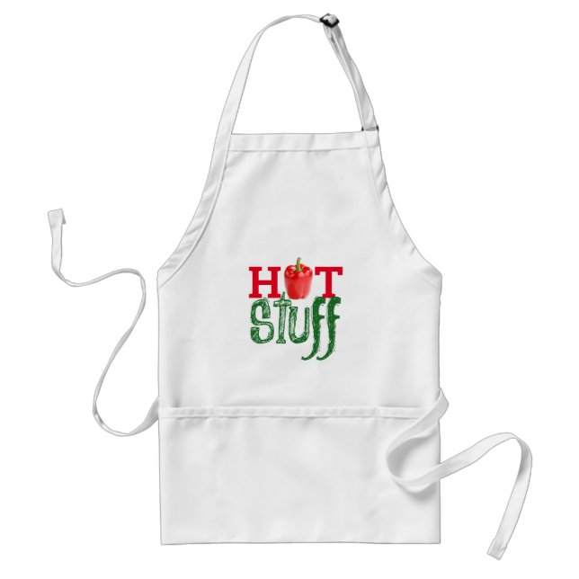 Hot stuff Red pepper chef apron (Front)