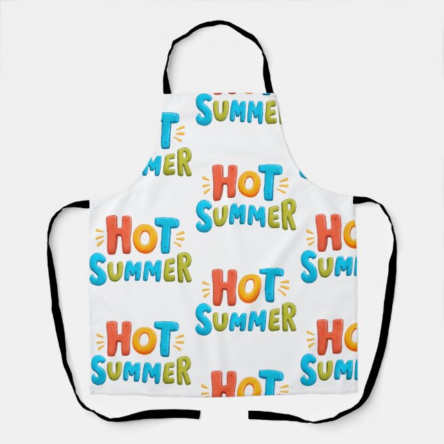 Hot Summer - Hot Summer Season Stamp Apron (Front)