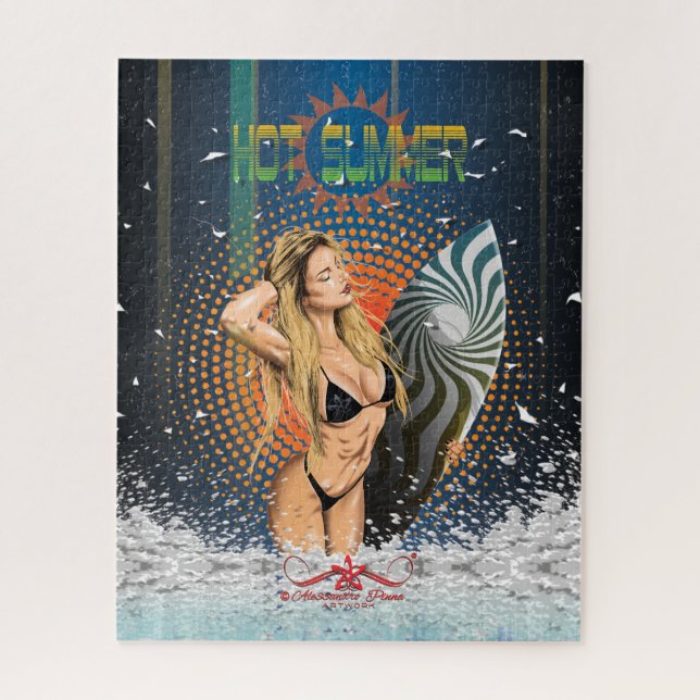 Hot Summer Jigsaw Puzzle (Vertical)
