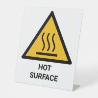 Hot Surface Warning, Extreme Heat Caution