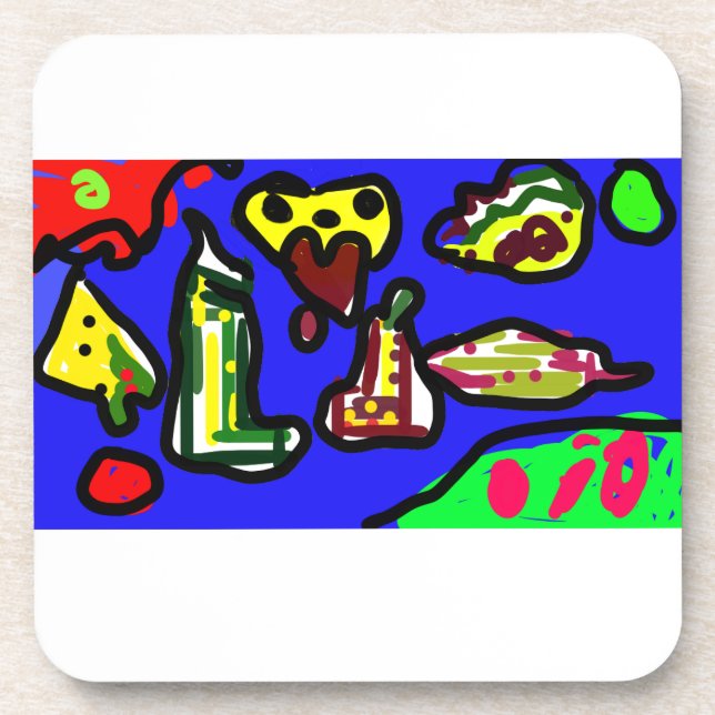 Hot taco and pepper  coaster (Front)