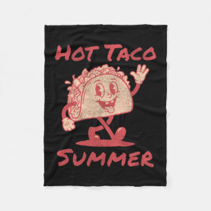 Hot Taco Summer Fleece Blanket