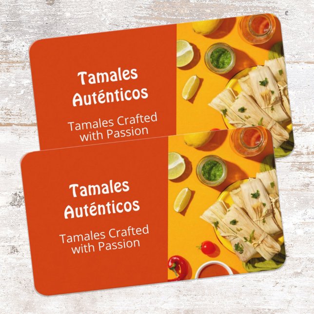 Hot Tamales Business Card (Tamale Cards)