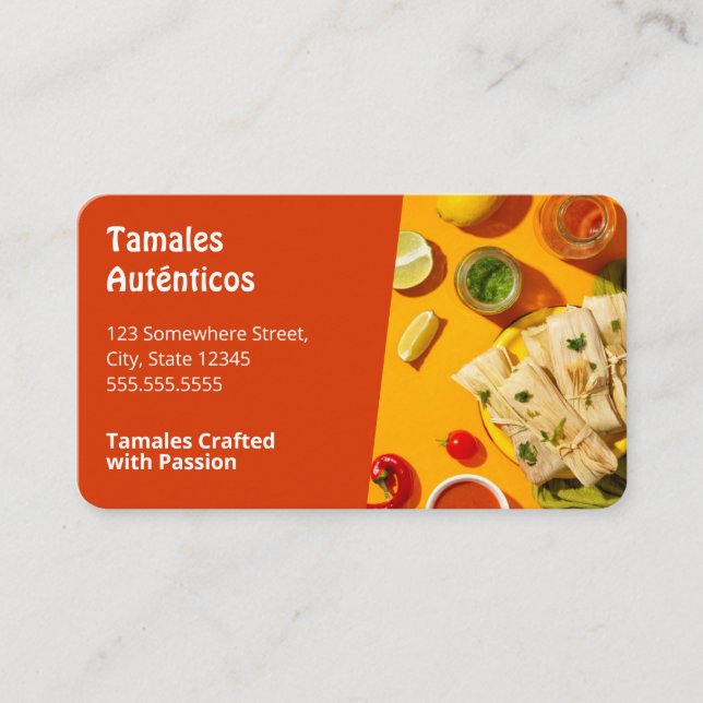 Hot Tamales Business Card (Front)