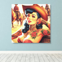 Hot Tattoo Cowgirl