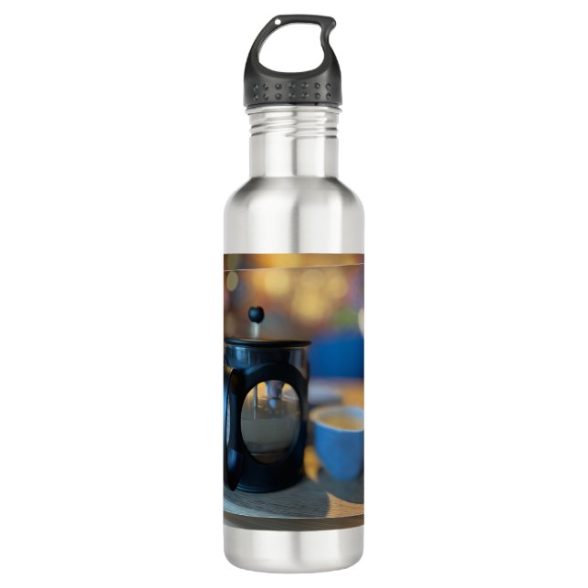 Hot tea 710 ml water bottle (Front)