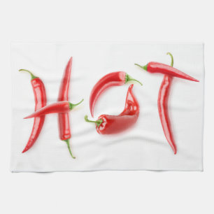 Hot! Tea Towel