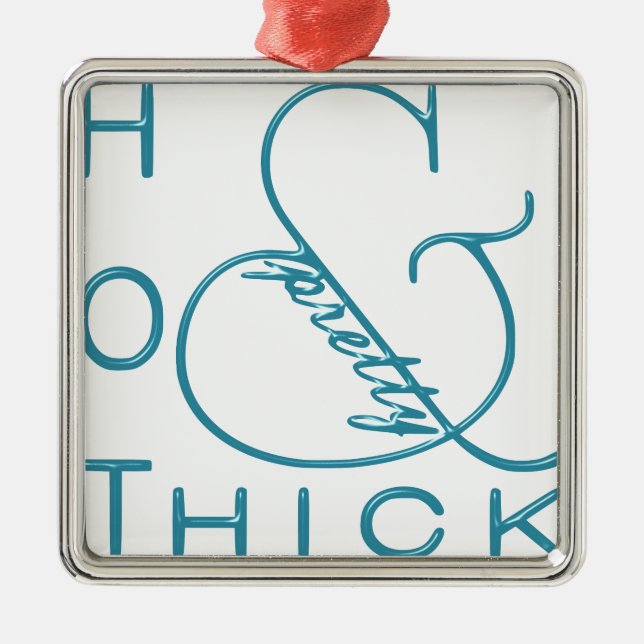 Hot Thick and Pretty Metal Tree Decoration (Front)