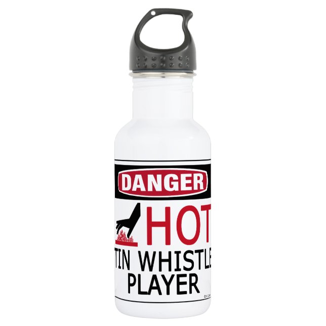 Hot Tin Whistle Player 532 Ml Water Bottle (Front)