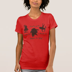 Hot to Trot Rodeo Gals and Horses T-Shirt