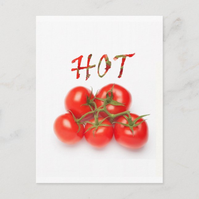 Hot Tomato Postcard (Front)