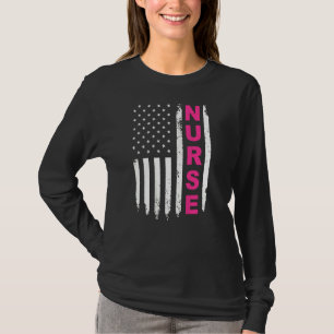 Hot Trend Proud To Be American Nurse T-Shirt