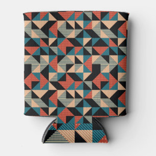 Hot Triangle: Geometric Memphis Style. Can Cooler