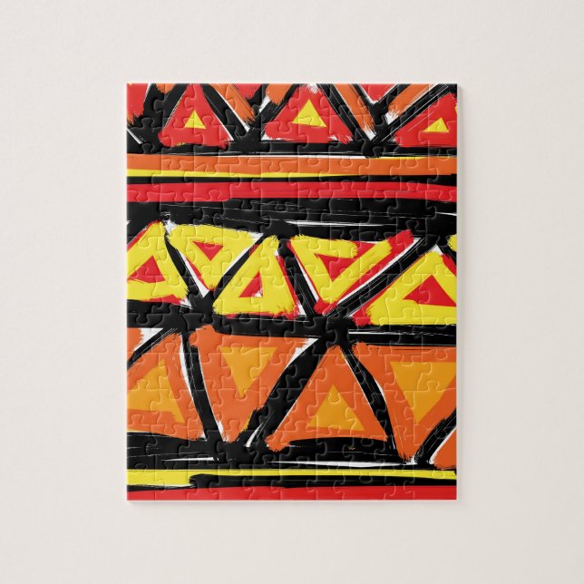 Hot Triangles Collection Jigsaw Puzzle (Vertical)