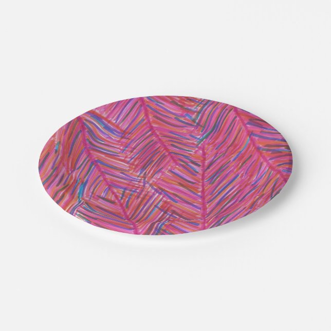 Hot Tropical Nights Paper Plate (Angled)