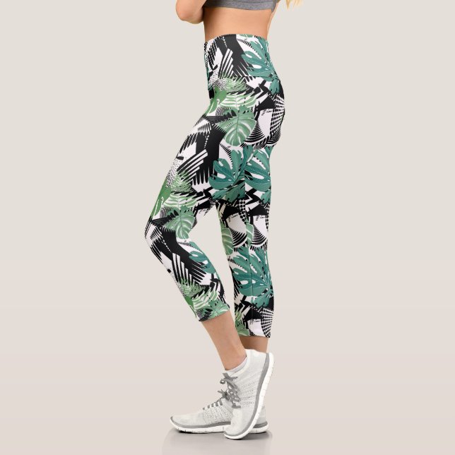 Hot Tropics  Capri Leggings (Left)