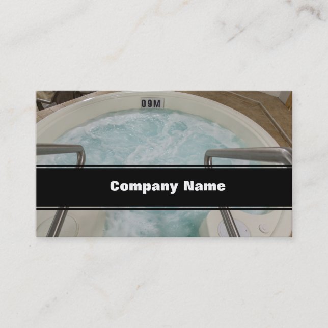 Hot Tub Business Card (Front)