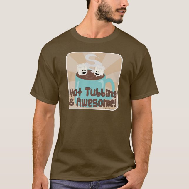 Hot Tubbing Marshmallows T-Shirt (Front)