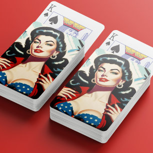 Hot Vintage Pin-up Playing Cards