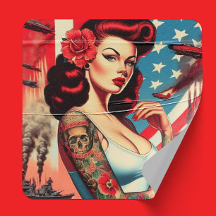 Hot Vintage Tattoo Pin-up