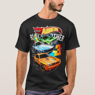 Hot Wheels Birthday T Shirt, Hot Wheels Theme Part T-Shirt