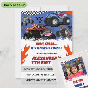 Hot wheels party invitations Photo Bash