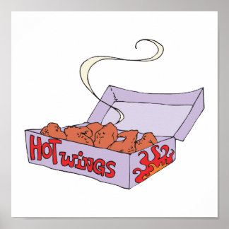 hot wings poster