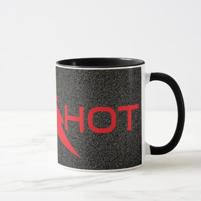 Hot with Lightning Bolt Mug  (Right)