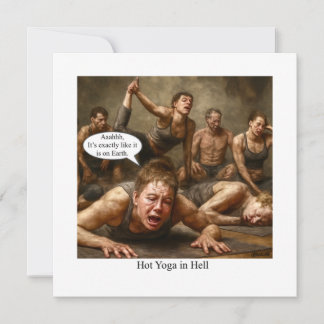 Hot Yoga in Hell. Invitation